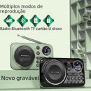 Rádio Sansui F21 Mini Multimídia Portátil Bluetooth USB/Cartão