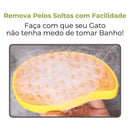 Escova a Vapor Recarregável 3 em 1 para Gatos – Limpeza Profunda e Conforto em Um Só Produto